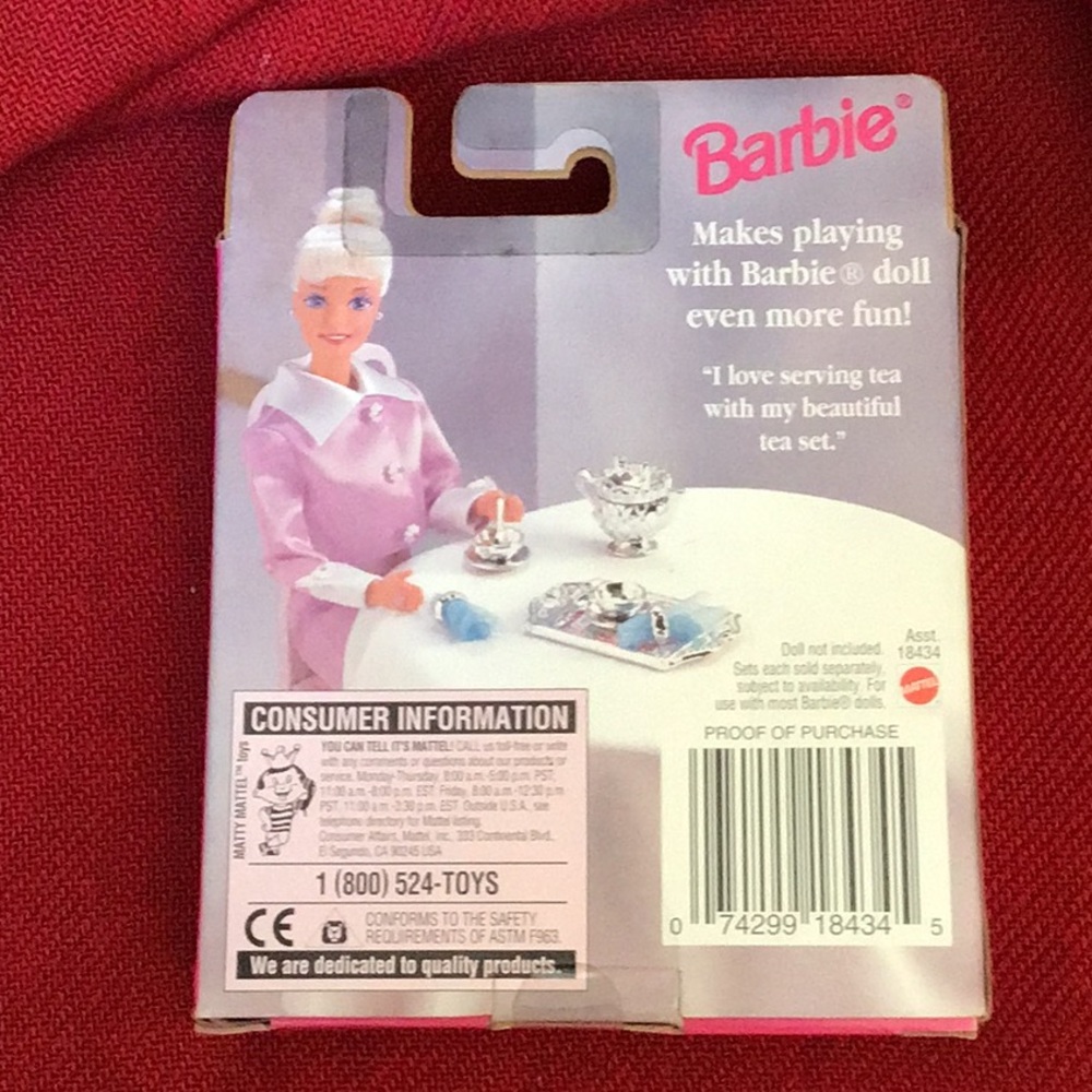 1997 Barbie Special Collection Tea Set - Picture 2 of 2